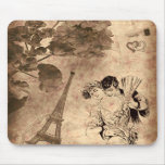 Romantic Paris Vintage Mousepad