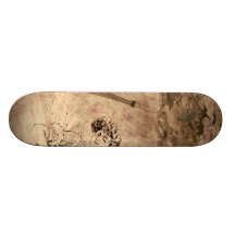 Romantic Paris Vintage Skate Board Decks