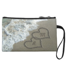Romantic Sand Hearts Beach Wristlets