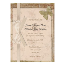 Romantic & Vintage Style Wedding Invitations