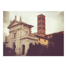 Rome architecture personalized invitation