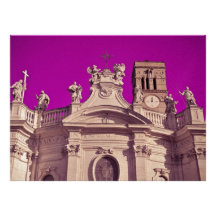 Rome architecture personalized invitations
