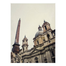 Rome architecture personalized invitations