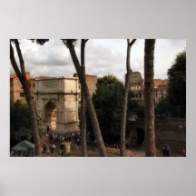 Rome Coliseum and Arch Print