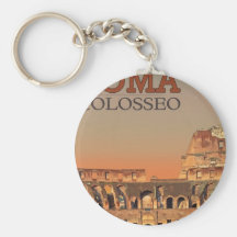 Rome - Colosseum and the Moon Key Chain