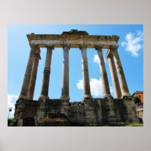 Rome Forum Temple POSTER