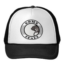 rome italy trucker hat