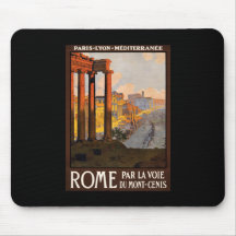 Rome par la voie du Mont-Cenis Mousepad