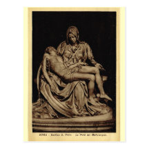 Rome, Pieta, by Michelangelo Postcard