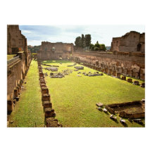 Rome ruins custom invitation