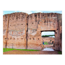 Rome ruins personalised invitation