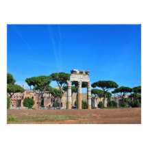 Rome ruins personalized announcement