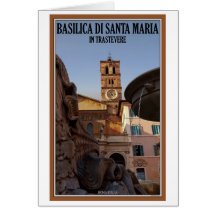 Rome - Santa Maria in Trastevere Card