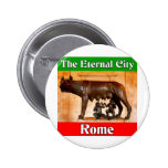 Rome The Eternal City Button