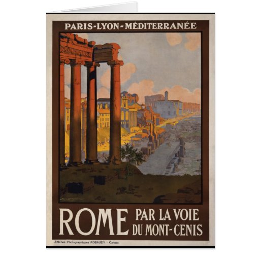 Rome through the Mont-Cenis Cards