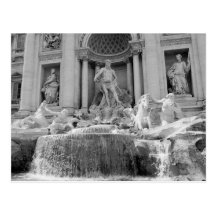 Rome, Trevi Fountain Postcard