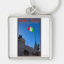 Rome - Vittorio Monument Key Chain
