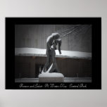Romeo and Juliet - A Winter Kiss - New York City Print