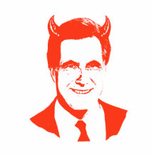 Romney is the Devil Photo Cut Outs