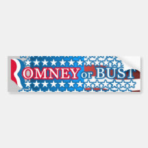 Romney or Bust V.2 Bumper Sticker