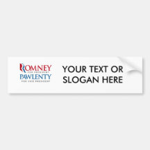 ROMNEY PAWLENTY FOR VP LOGO.png Bumper Sticker