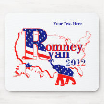Romney Ryan 2012 - A Winning Team For The People Mouse Pad