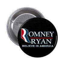 Romney / Ryan 2012 - Believe in America Pins