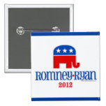 Romney/Ryan Patriot Elephant Pin