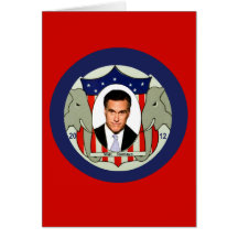 Romney Ryan Retro Greeting Card