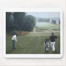 Ron McGill Golfing Oil Painting 1 Mousemats