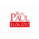 RON PAUL 11.06.2012 - POSTCARD