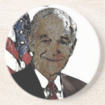 RON PAUL 2012 - Artsy Style Drawing Drink Coaster