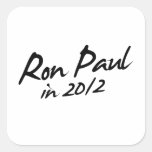 RON PAUL 2012 Autograph Sticker