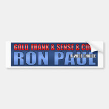 Ron Paul 2012 Presidential Campaign Bumper Stickers