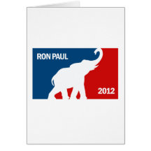 RON PAUL 2012 PRO GREETING CARD