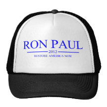 Ron Paul 2012 Restore America Cap Trucker Hat