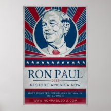 Ron Paul California Poster