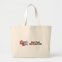 Ron Paul Campaign For Liberty Revolution Canvas Bag