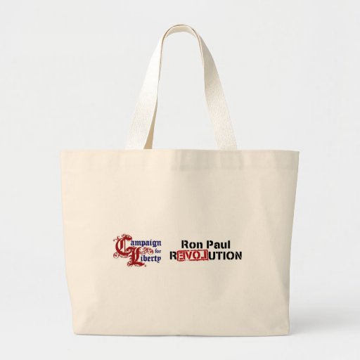 Ron Paul Campaign For Liberty Revolution Canvas Bag