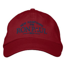 Ron Paul Customisable Embroidered Hat
