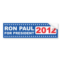 Ron Paul for President 2012 Bumper Sticker