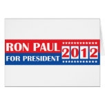 Ron Paul for President 2012 Card