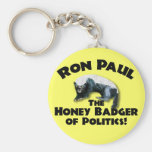 Ron Paul - Honey Bader 2012 Keychain