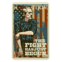Ron Paul Just Begun Premium Magnet