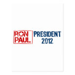 Ron Paul president 2012 Post Cards