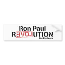 Ron Paul Revolution Bumper Sticker