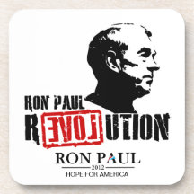Ron Paul Revolution Beverage Coasters