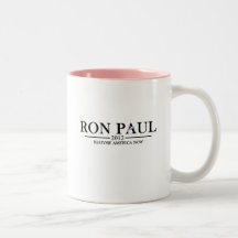 Ron Paul Revolution - Pink Mugs