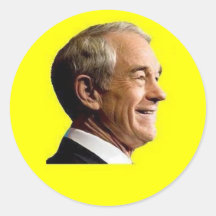 Ron Paul Round Sticker