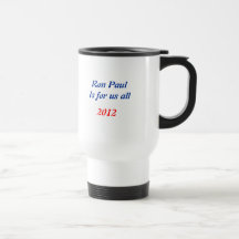 Ron Paul travel mug